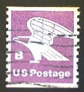 United States, Scott #1820, used(o), 1981,  B Eagle Transition, (18¢)