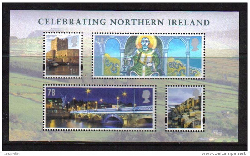 Northern Ireland GB 2008 QE2 Celebrating 4 Umm sg MS NI 110.- A866