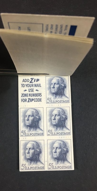 US # BK114 #1213c SLOGAN 2 TAGGED COMPLETE UNEXPLODED BOOKLET $240 LOT #C 9201