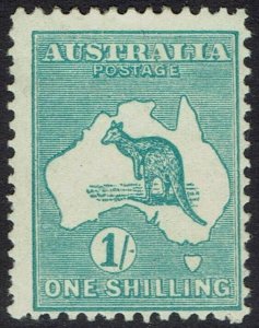 AUSTRALIA 1915 KANGAROO 1/- DIE II 3RD WMK