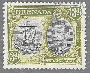 Grenada (1938) - Scott # 137,  Used