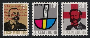 Luxembourg Anniversaries Red Cross Dunant 3v 1989 MNH SG#1241-1243 MI#1214-16