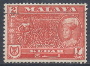 Malaya Kedah Scott 96 - SG105, 1959 Sultan 2c used