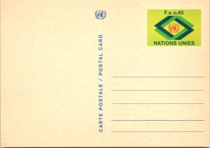 United Nations Geneva, Government Postal Card