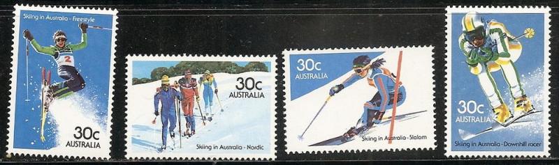 Australia 898-901 1984 Skiers set MNH