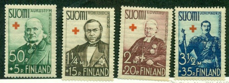 FINLAND #B27-30, Mint Never Hinged, Scott $19.00