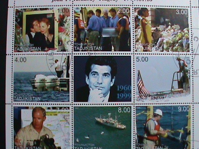 TAJIKISTAN-1999-JOHN F. KENNEDY TRAGEDY -MNH SHEET. VERY RARE