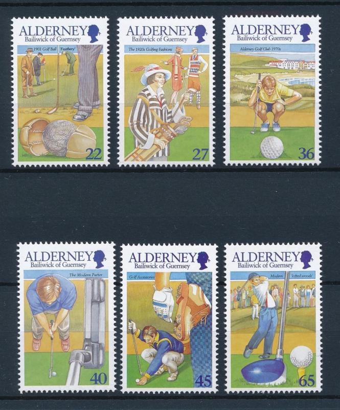 [42916] Alderney 2001 Sports Golf MNH