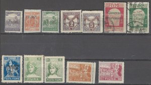 COLLECTION LOT # 2486 FIUME 12 ALL CONDITIONS STAMPS 1918+ CV+$39