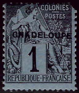 Guadeloupe Scott #14 Used Fine...French Colonies are hot!