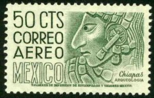 MEXICO C220E, 50¢ 1950 Definitive 2nd Ptg wmk 300 PERF 11 1/2X11 MINT, NH F-VF