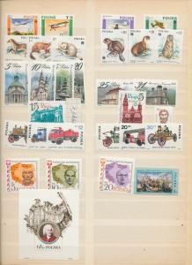 POLAND 1960s/70s Sport Space Wildlife MNH(Appx 400+Stamps) (Ref Ac1401