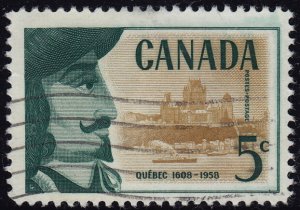 Canada - 1958 - Scott #379 - used - Champlain