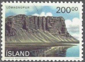 ICELAND 714 USED 1990 LANDSCAPE-LOMAGNUPUR