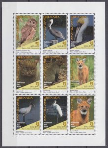 1995 Grenada Grenadines 2050-2058KL Birds - Sierra Club 10,00 €