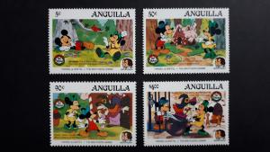 Disney - Anguilla 1985. - Christmas ** MNH complete set