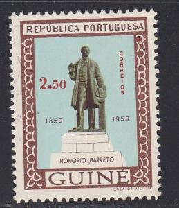 Guinea # 296, Statue of Honorio Baretto, NH.