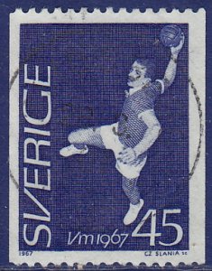 Sweden - 1967 - Scott #714 - used - Sport Fieldball