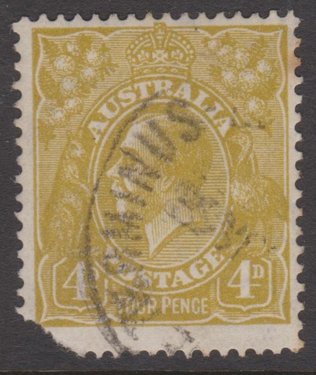 Australia 1933 KGV Sc#118 Used Spacefiller