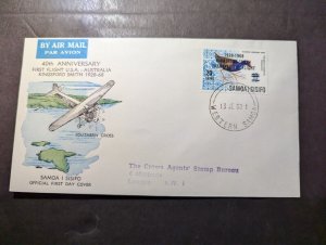 1968 Western Samoa Airmail Cover to London SW1 England