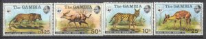 Gambia Mi.332-35 MNH WWF-76