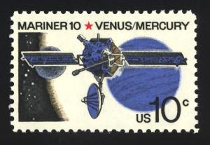 1557 10c Mariner 10 - Venus/Mercury MNH single