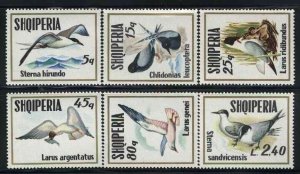 Albania MNH Sc 1497-02 Mi 1620-25 Sea Birds