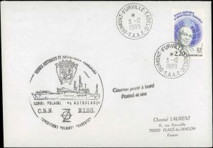 French Southern & Antarctic Territory #203, Antarctic Cachet and/or Cancel