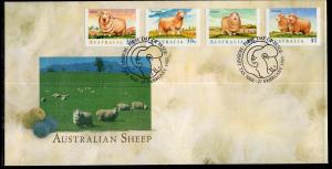 Australia 1136-1139 Sheep U/A FDC