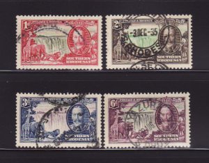 Southern Rhodesia 33-36 Set U Victoria Falls, George V (A)