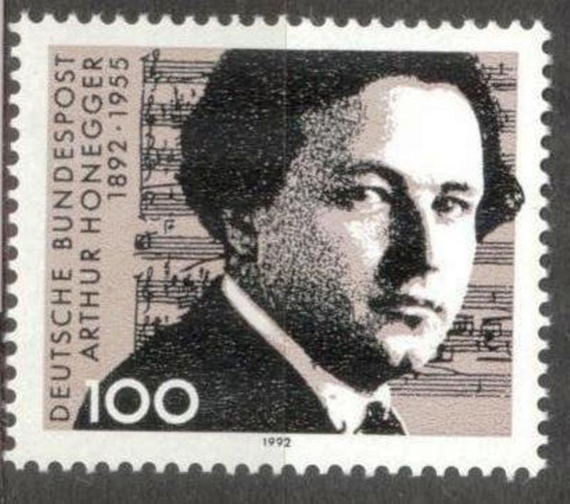 Germany 1992 Music Composer Arthur Honegger MNH