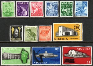 Nigeria Sc #101-113 Mint Hinged