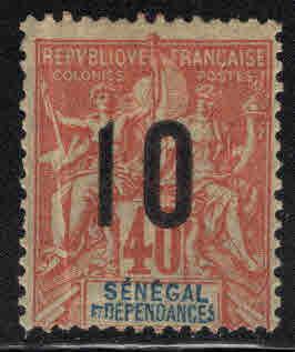 Senegal Scott 76 MH* overprint