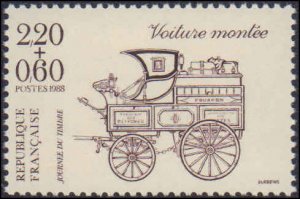 France #B590-B591, Complete Set(2), 1987, Never Hinged