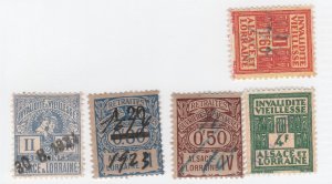 France Alsace revenue fiscal cinderella stamp cp14 -