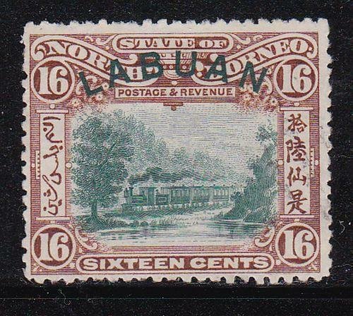 Album Treasures Labuan Scott #  99  16c  Railroad Train  Mint NG