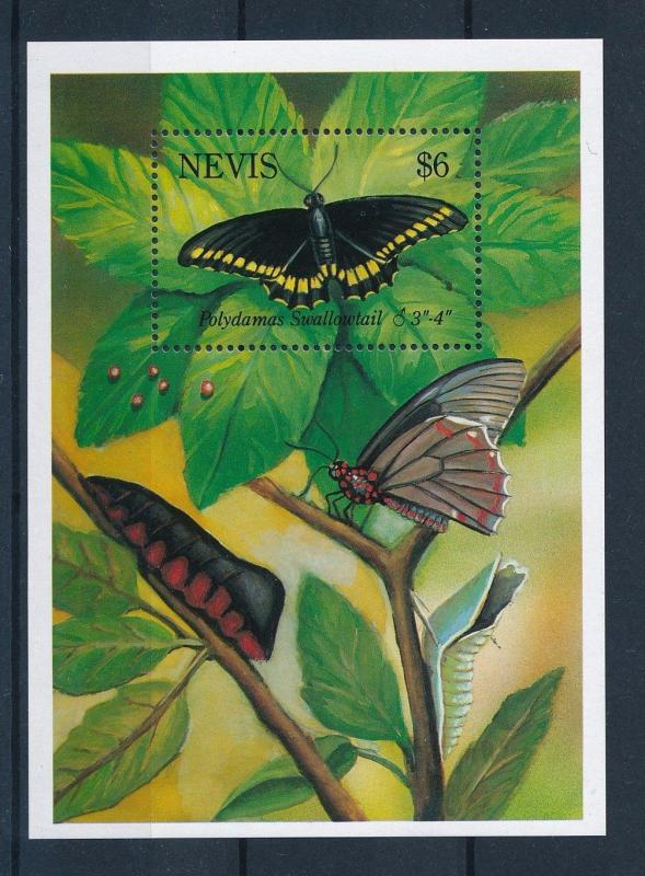 [35024] Nevis 1993 Butterflies Schmetterlingen Papillons  MNH Sheet