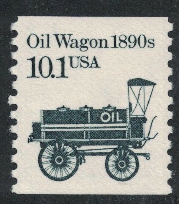  Scott 2130- 10.1c Oil Wagon 1890s, Transportation Coil Series- MNH- unused mint