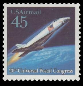 U.S.#C122 Spacecraft 45c Single, MNH.
