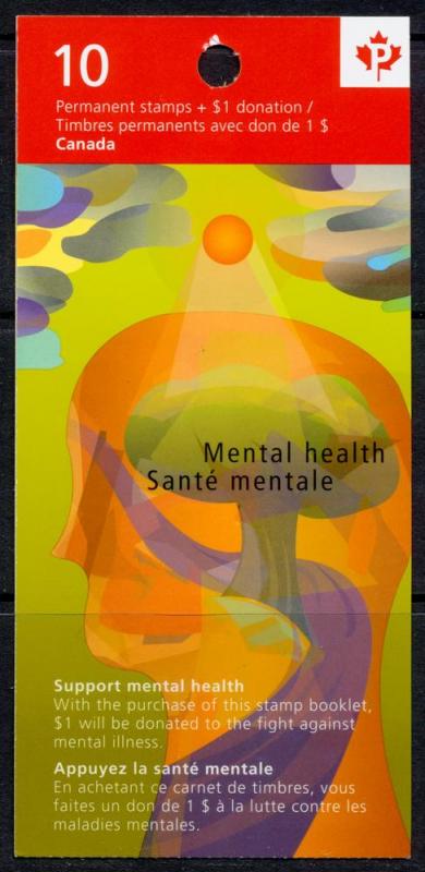 Canada #B15a mint booklet, Mental Health