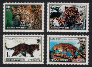 Korea WWF Amur Leopard 4v 1998 MNH SC#3784-3787 SG#N3803-3806 MI#4085-4088