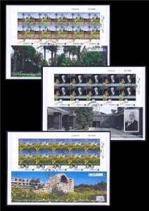 Israel 2024 Ramat Hanadiv Gardens & Nature Park 70 Years 3 Sheets 10 Stamps FDC