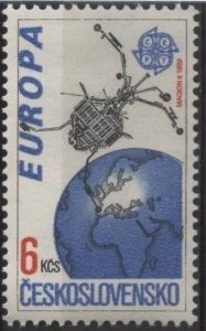 Czechoslovakia 2825 (mnh) 6k Europa: satellite (1991)