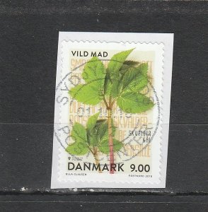 Denmark  Scott#  1805  Used on Piece  (2018 Ground Elder)