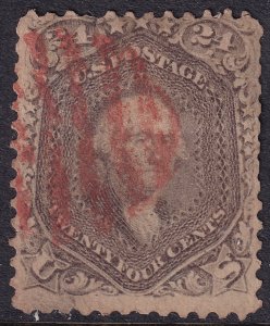 #78 Used, Fine+, Small thin, 1 short perf (CV $400 - ID41067) - Joseph Luft