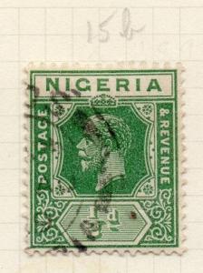 Nigeria 1921 Early Issue Fine Used 1/2d. 276432