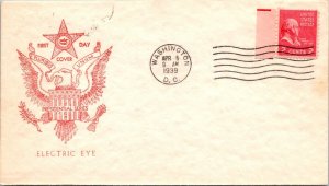 1939 - Electric Eye - Adams 2c Stamp - Washington DC  - F76981