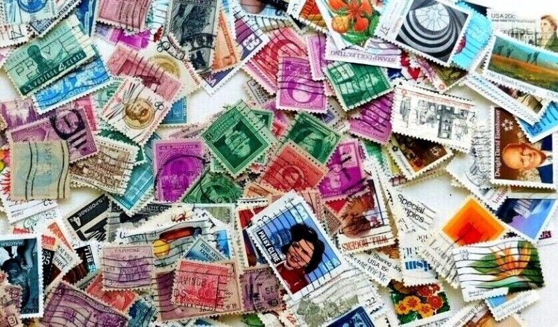 Mini Mixture 500 Different Commemoratives, Used/Fine, Off paper, some better  