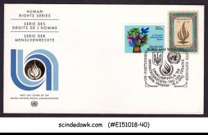 UNITED NATIONS UNO - 1993 HUMAN RIGHTS SERIES - FDC