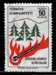 TURKEY Scott 2083 Used forest fire stamp